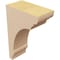 Ekena Millwork 2"W x 4"D x 6"H Classic Hughes Rough Cedar Woodgrain TimberThane Corbel, Primed Tan CORUR02X04X06HUGRCPR - alternate 4